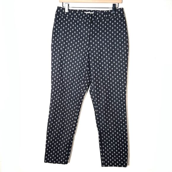 White House Black Market Pants - White House Black Market black and white casual chino dress pants size 6 B96